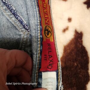 Lawman Women's Relaxed Fit Blue Boot Cut Jeans